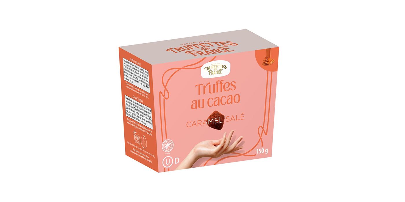 SALTED CARAMEL COCOA TRUFFLES - 150G