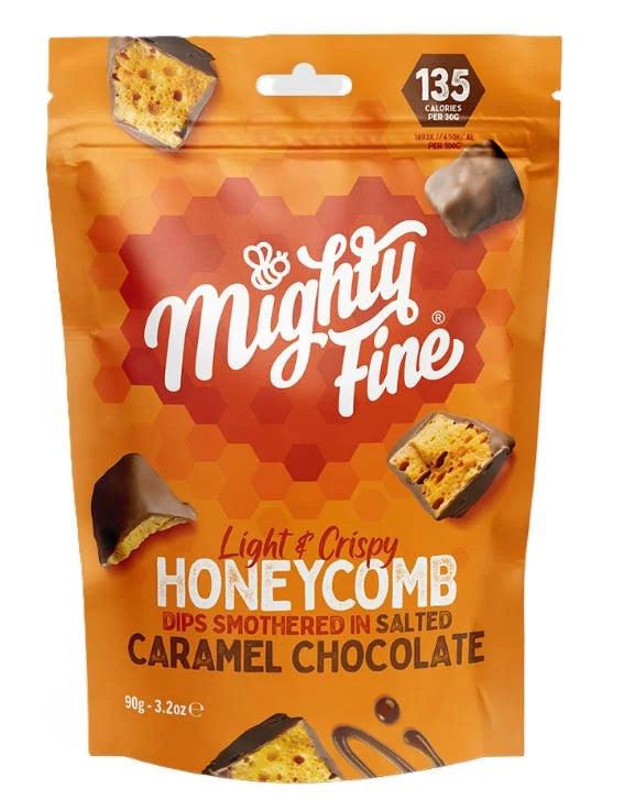 SALTED CARAMEL HONEYCOMB DIPS 90G