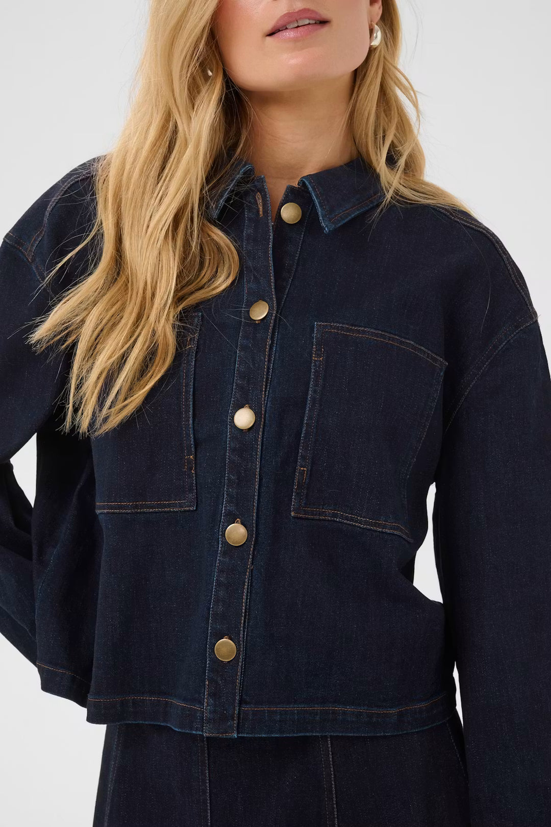 SAMBRINASZ SHIRT "DARK BLUE DENIM"