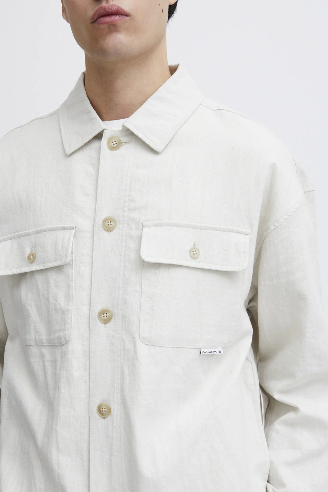 CFAUGUST OVERSHIRT - LIGHT SAND