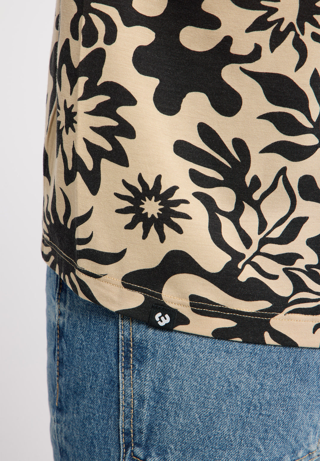 GRATEEN PRINT TOP "SAND"