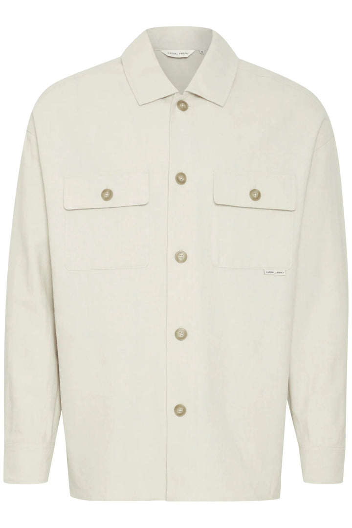 CFAUGUST OVERSHIRT - LIGHT SAND