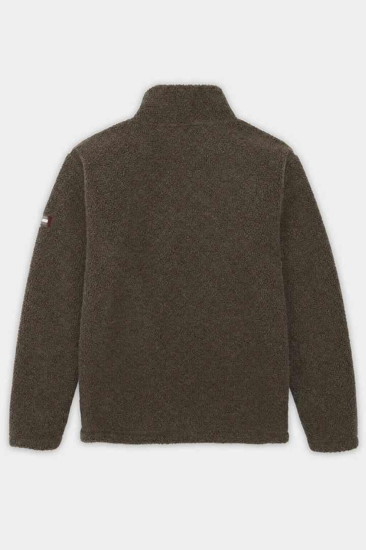 WELLAND - SHERPA BONDED FLEECE 1/2-ZIP TRACK JACKET "SAP"