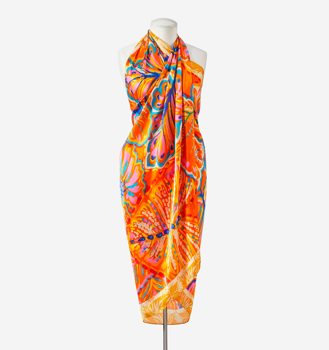 PRINTED SARONG "ORANGE"