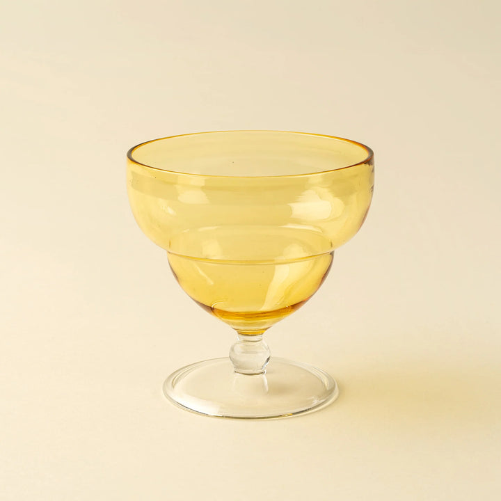 SAVOY COUPE GLASS - AMBER
