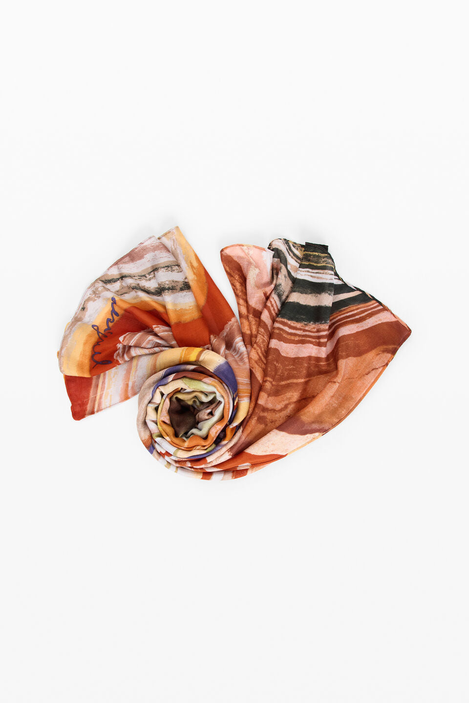 RECTANGULAR PATTERNED FOULARD "ORION"