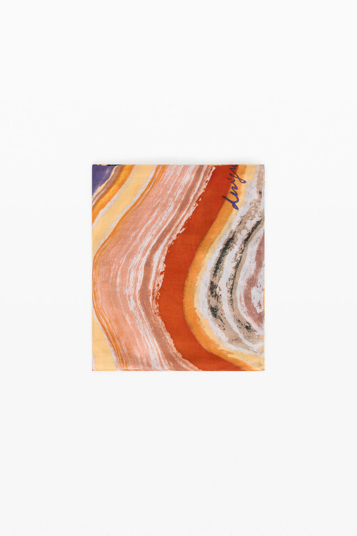 RECTANGULAR PATTERNED FOULARD "ORION"