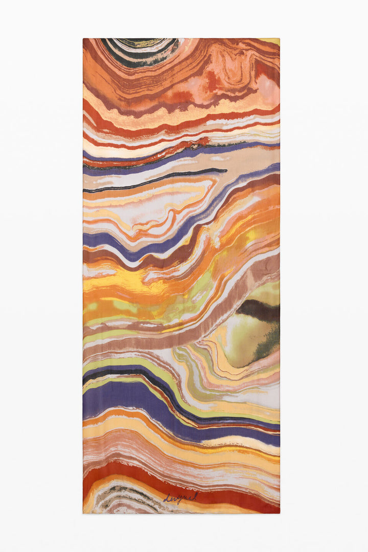 RECTANGULAR PATTERNED FOULARD "ORION"