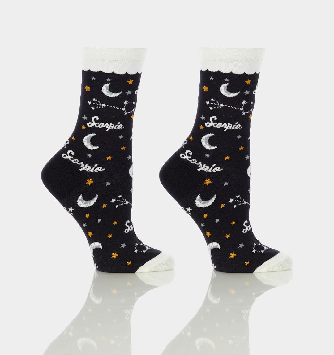ASTROLOGICAL SCORPIO CREW SOCKS