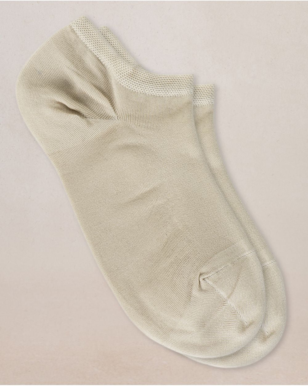 SCOTTISH YARN ANKLE SOCKS "CREAM"