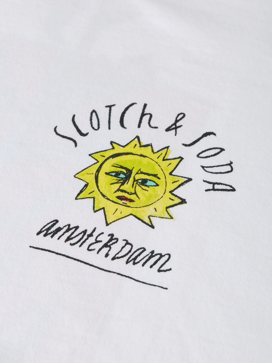 ARTWORK LOOSE T-SHIRT "BRIGHT WHITE"