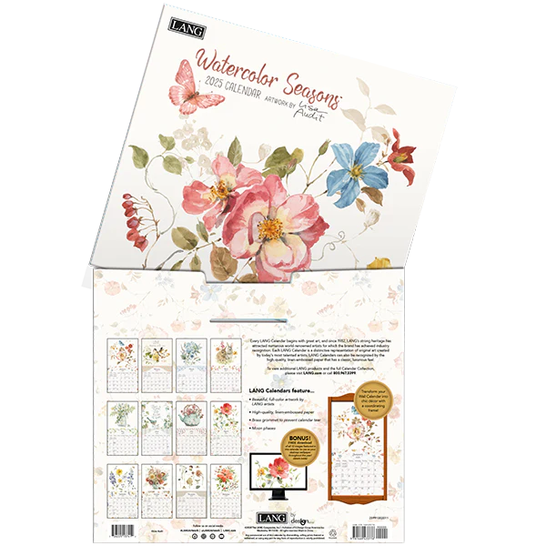 WATERCOLOR SEASONS LANG CALENDAR 2025