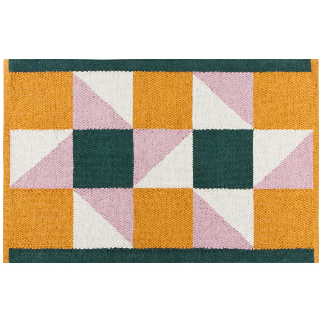 SEQUENCE WOVEN COTTON RUG 2X3 FT