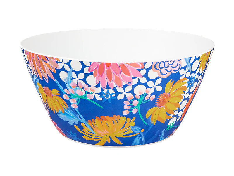 SUNBURST MELAMINE SERVING BOWL 25X12CM