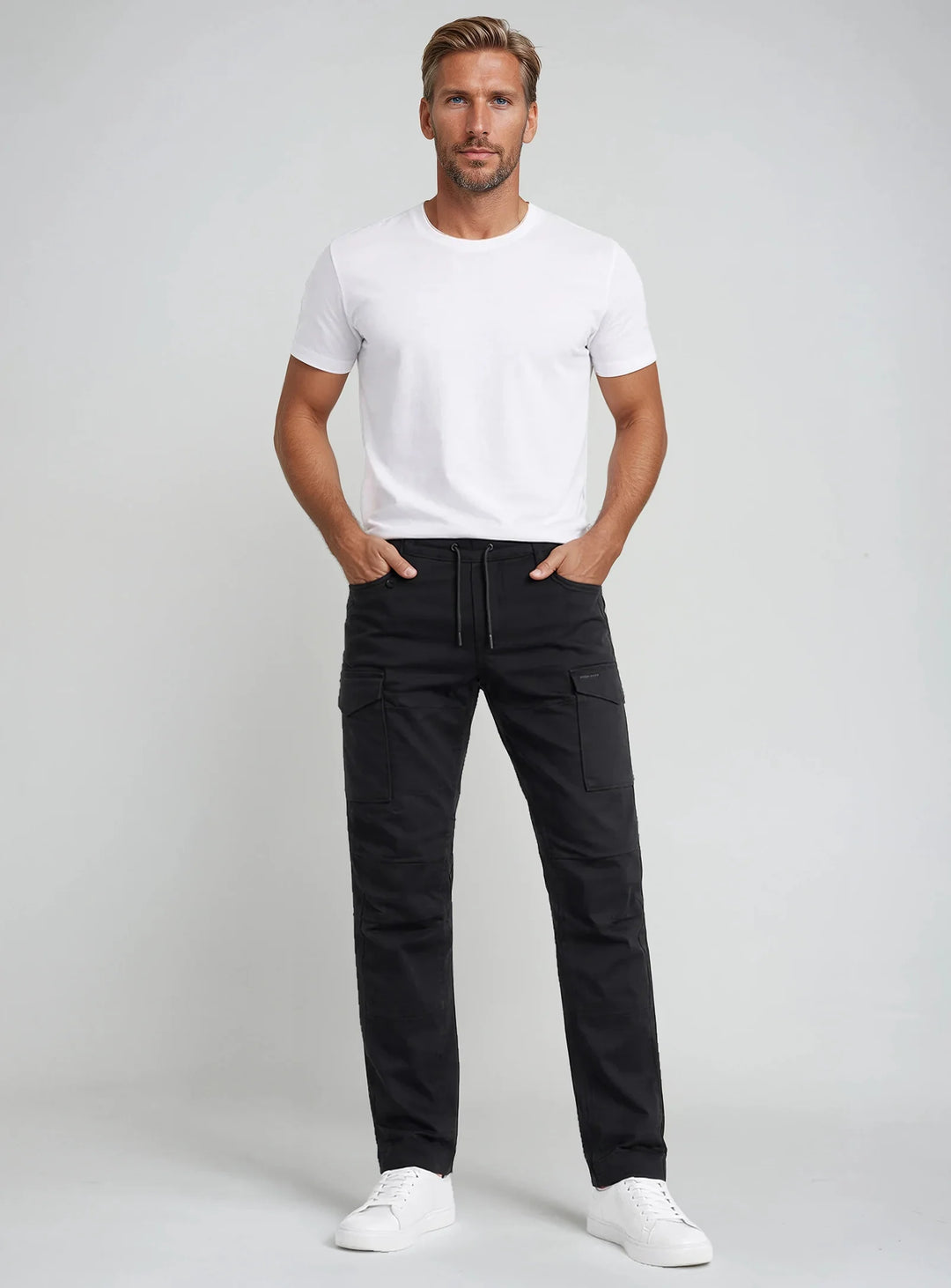 SETHUR - SUPER FLEX CARGO JOGGER "BLACK"