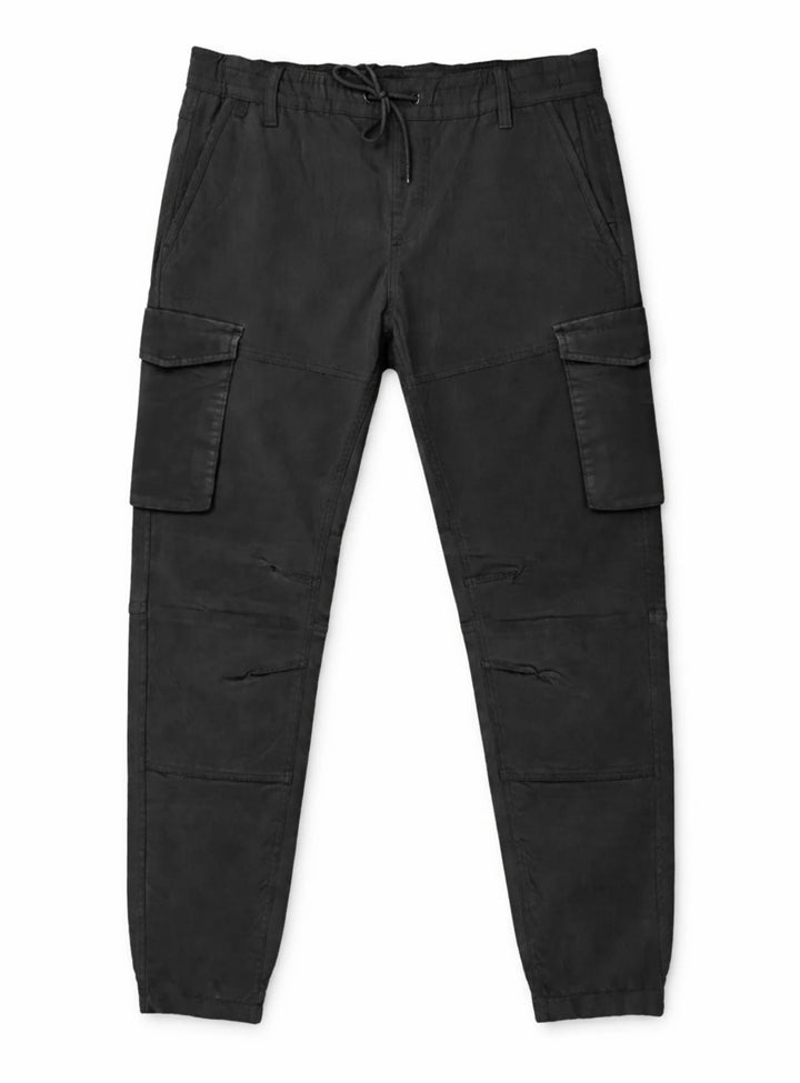 SETHUR - SUPER FLEX CARGO JOGGER "BLACK"