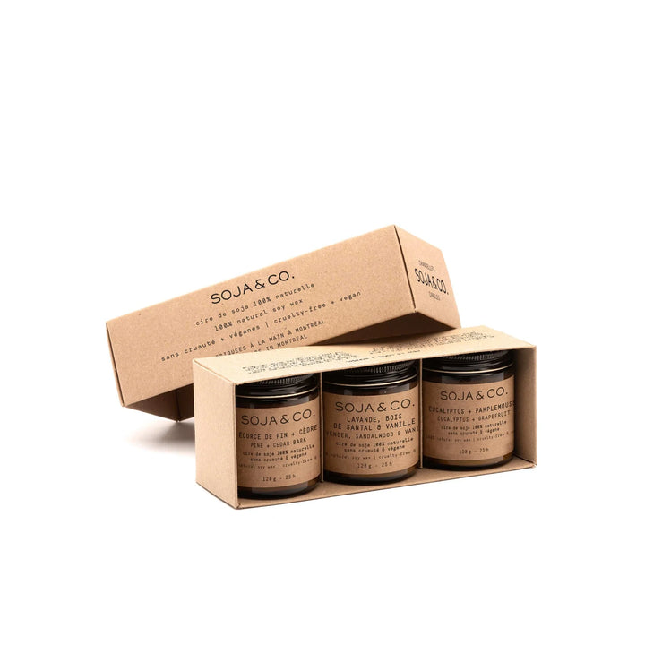 SOY WAX CANDLE GIFT SET - BESTSELLERS