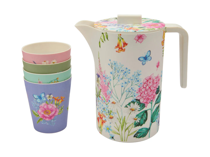 BOTANICA JUG &amp; TUMBLERS - SET OF 5