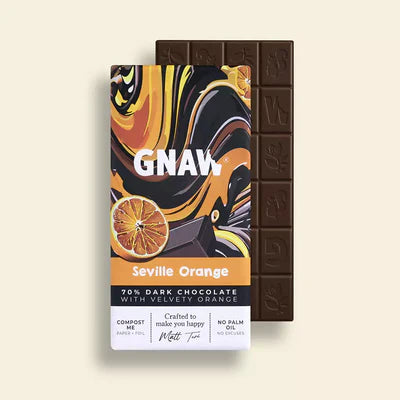 SEVILLE ORANGE DARK CHOCOLATE BAR 80G