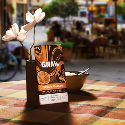 SEVILLE ORANGE DARK CHOCOLATE BAR 80G