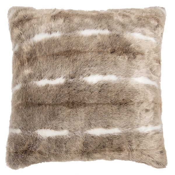 GRIZZLY FAUX FUR EUROPEAN SHAM 25X25