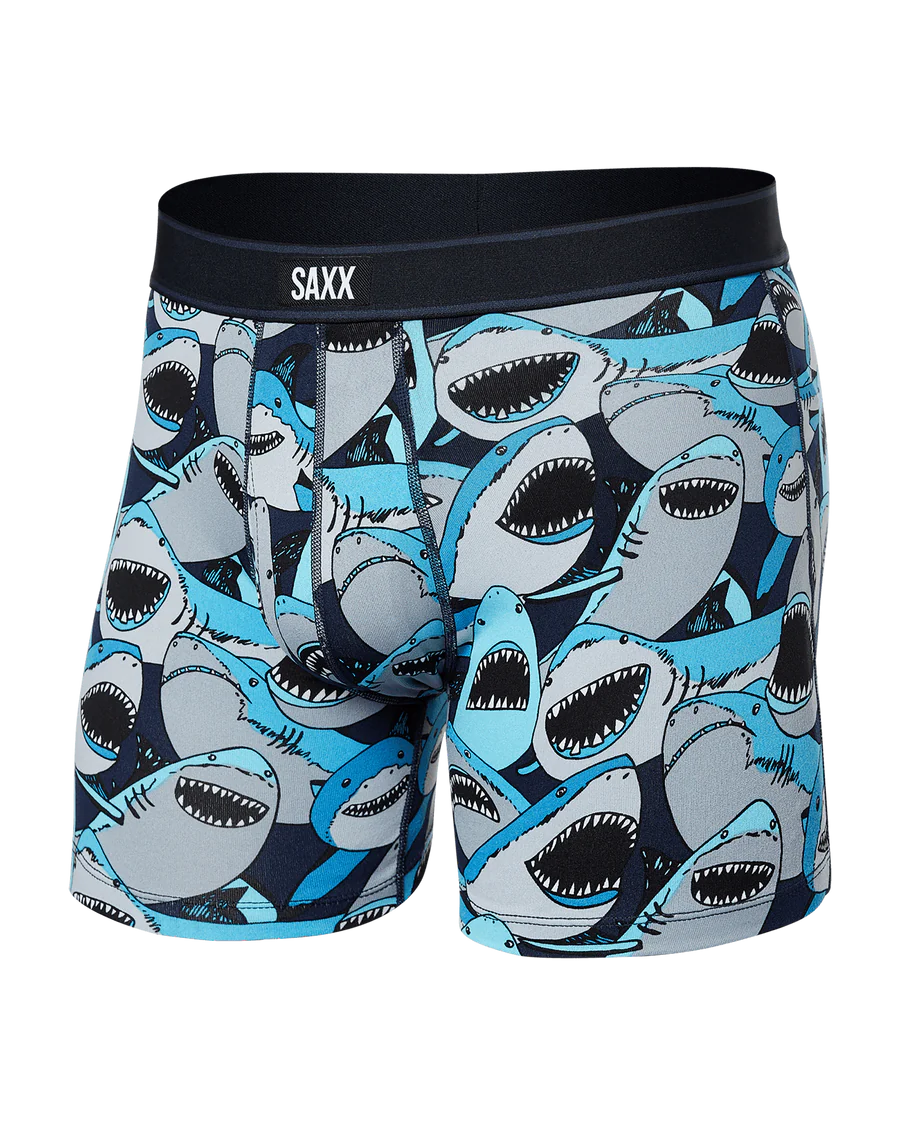 DAYTRIPPER BOXER BRIEF 5" "SHARK TANK CAMO - NAVY"