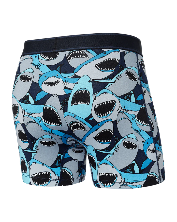 DAYTRIPPER BOXER BRIEF 5" "SHARK TANK CAMO - NAVY"