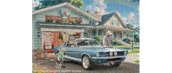1967 FORD MUSTANG SHELBY GT500 TIN - 550-PIECE PUZZLE