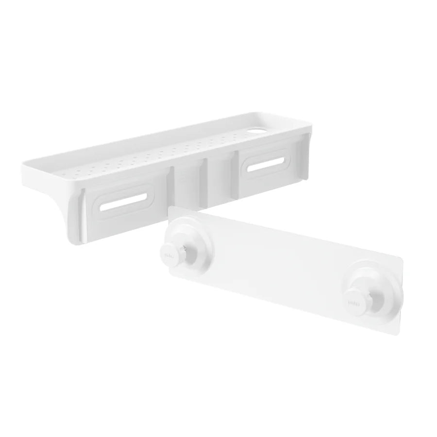 FLEX ADHESIVE WALL SHELF - WHITE