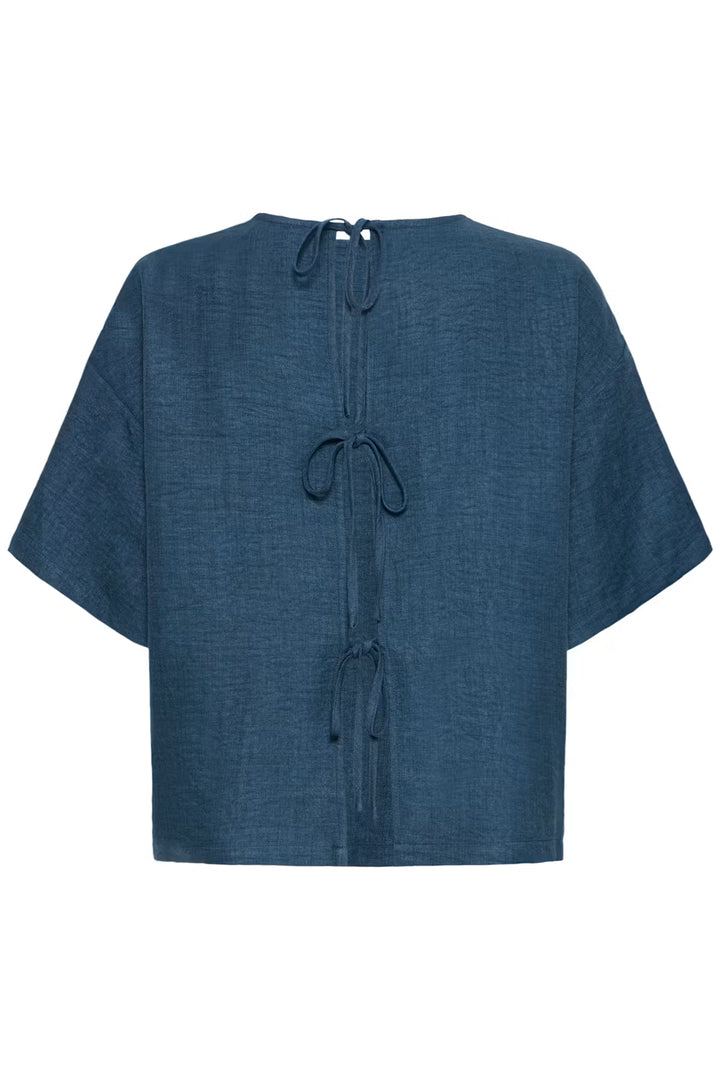 IHKATICO SHIRT "TRUE NAVY MELANGE"