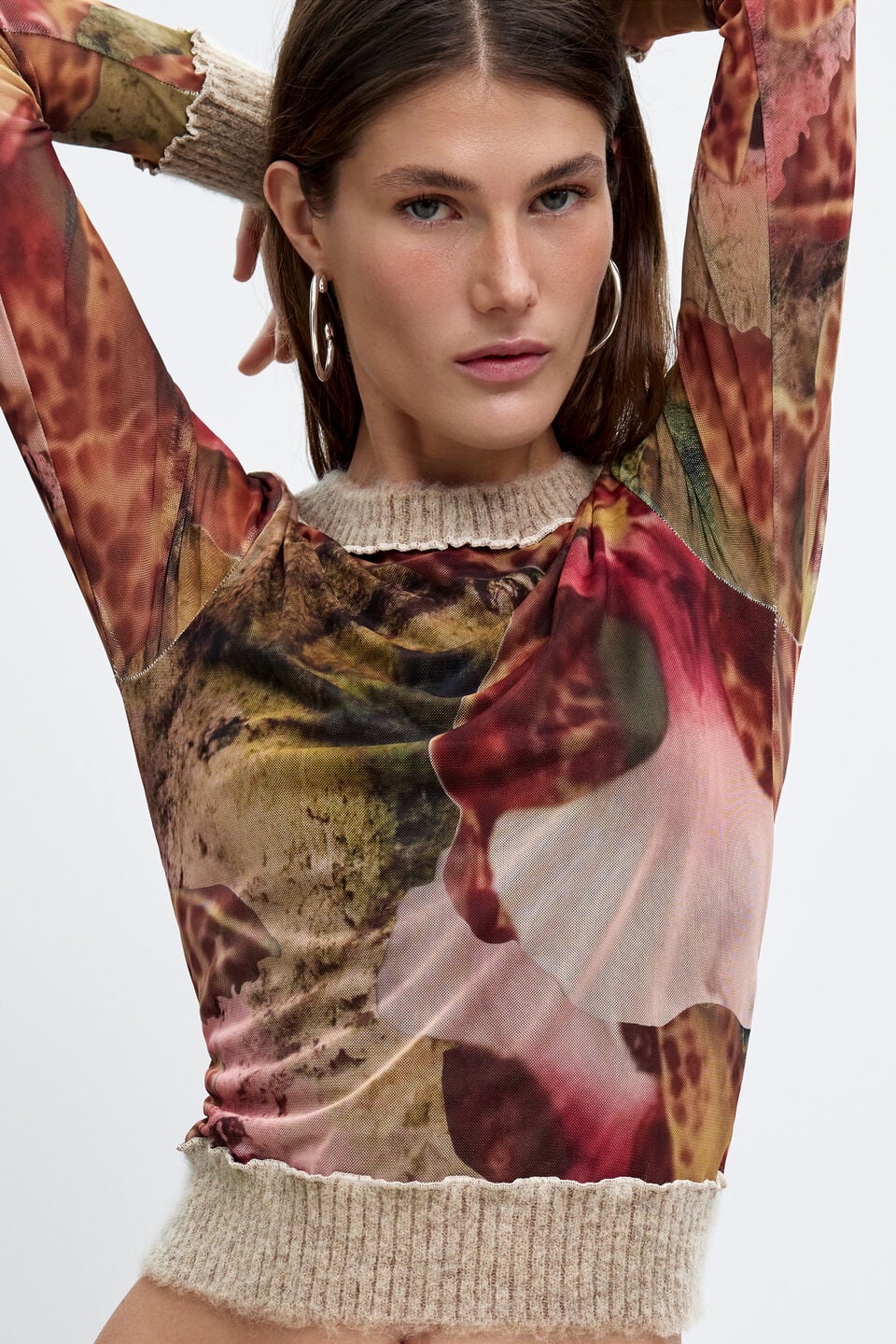 PRINTED LONG-SLEEVE SHIRT M.C. LACROIX