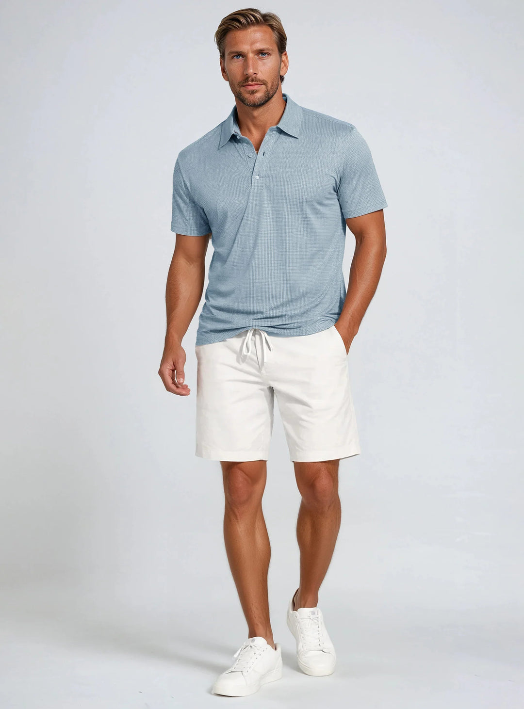 GARD - TECHNOLOGY DRY-X WAFFLE POLO "SHORE"