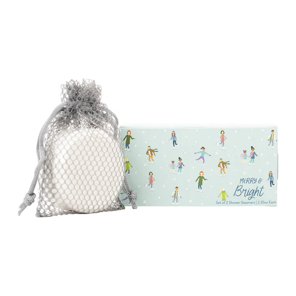 CAIT AND CO MERRY AND BRIGHT SHOWER STEAMER GIFT SET