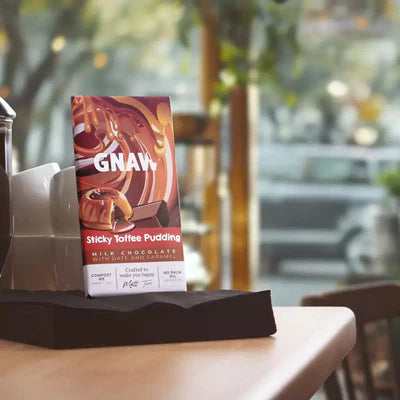 STICKY TOFFEE MILK CHOCOLATE BAR 80G