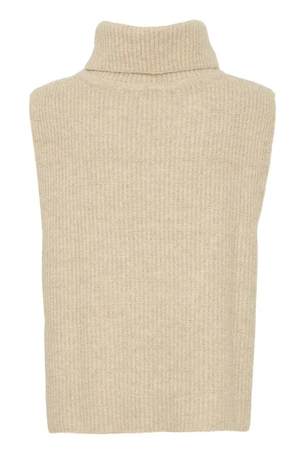 IASIDONIE PONCHO "OATMEAL MELANGE"