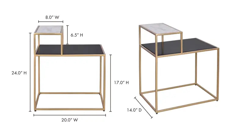 MIES MARBLE SIDE TABLE