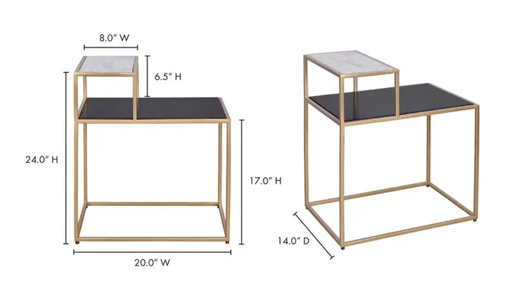 MIES MARBLE SIDE TABLE