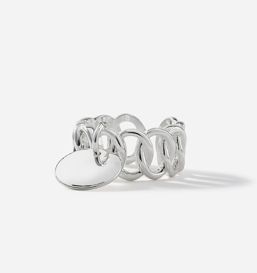 SILVER CHAIN RING