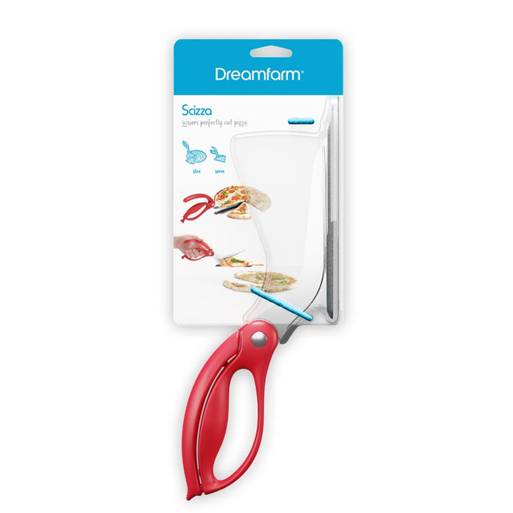 SCIZZA PIZZA SCISSORS "RED"
