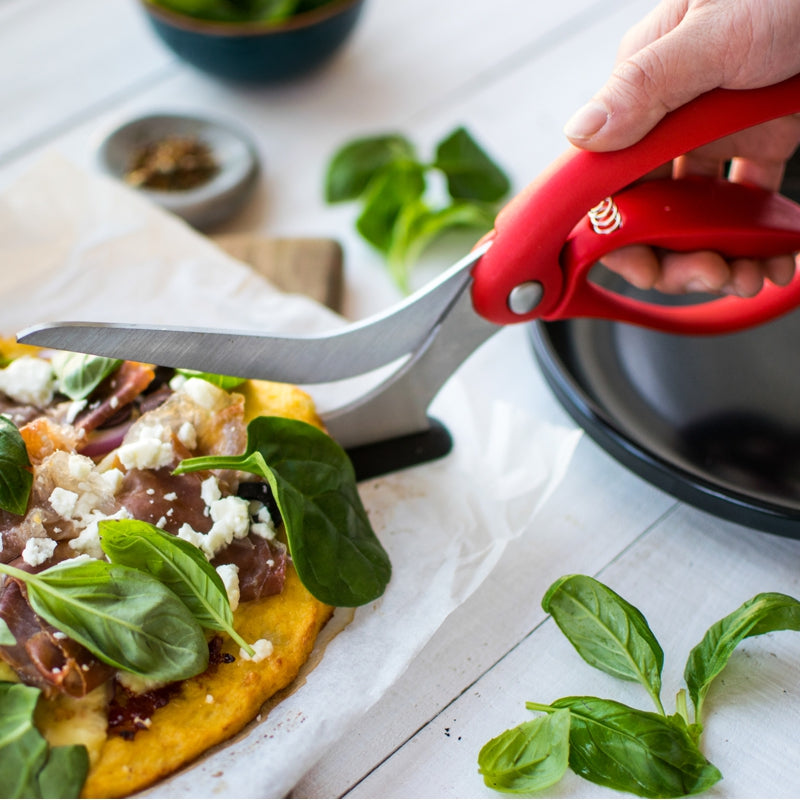 SCIZZA PIZZA SCISSORS "RED"