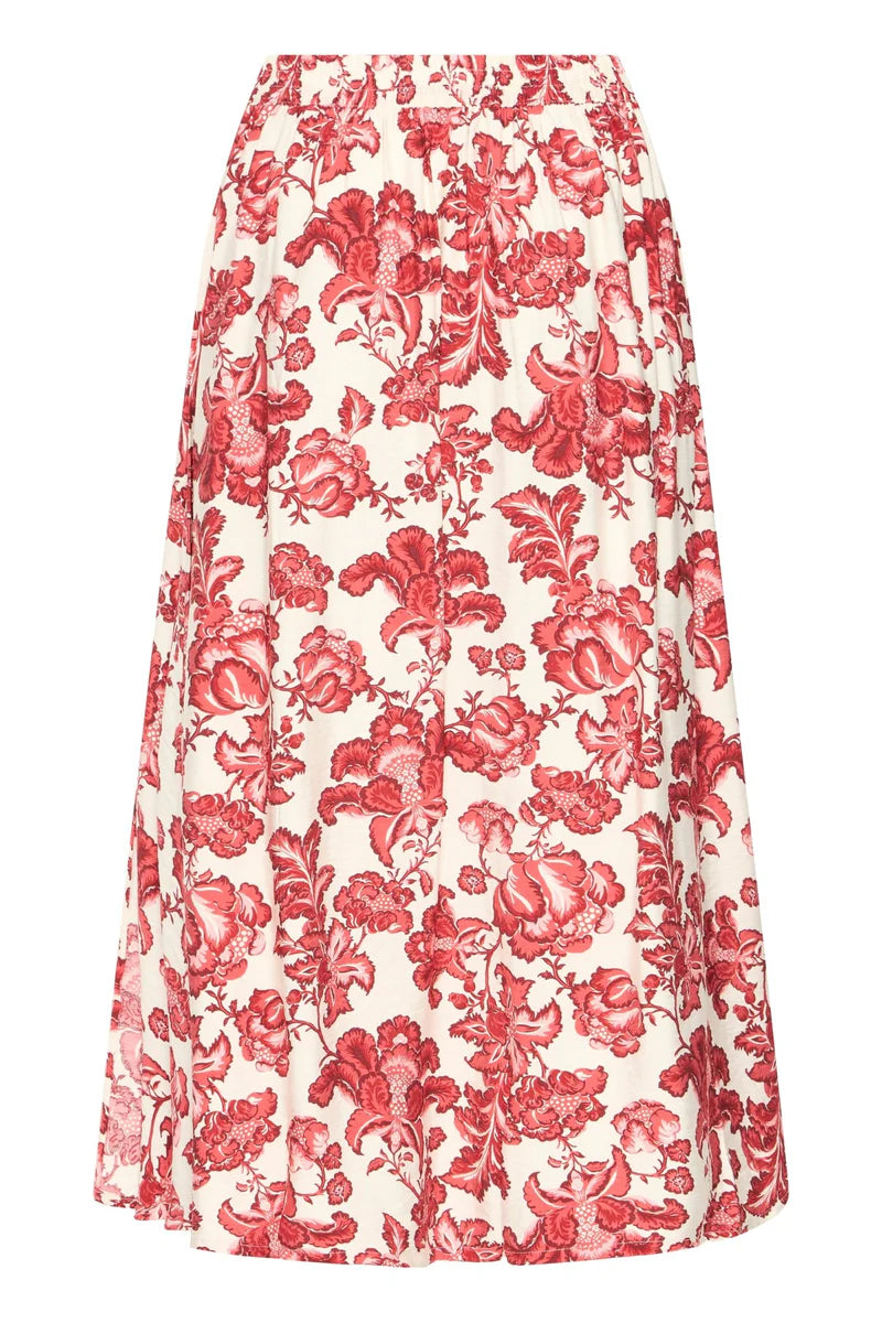 IHGILVIS SKIRT "RED FLORAL"