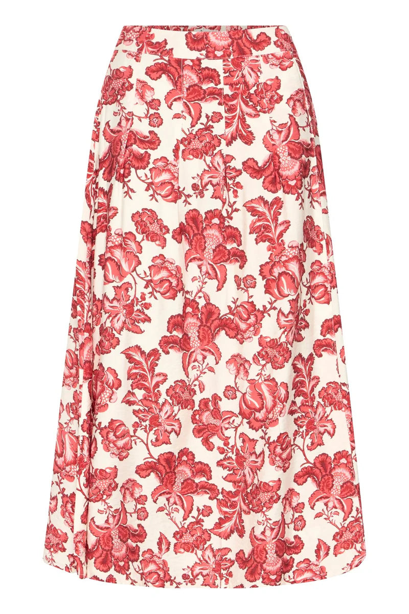 IHGILVIS SKIRT "RED FLORAL"