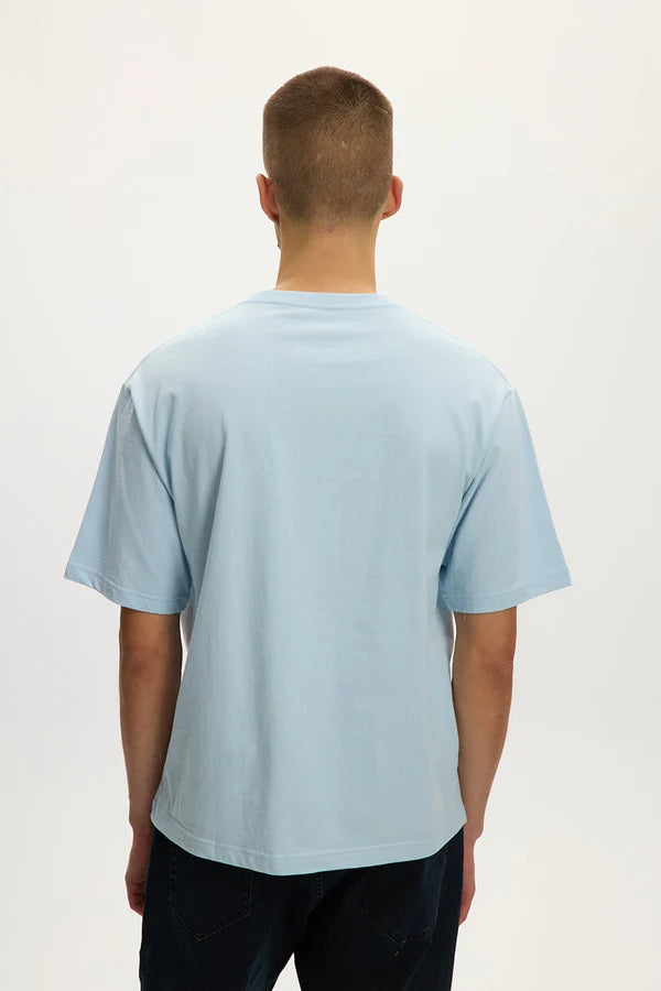EAZY BOX TEE "SKY BLUE"