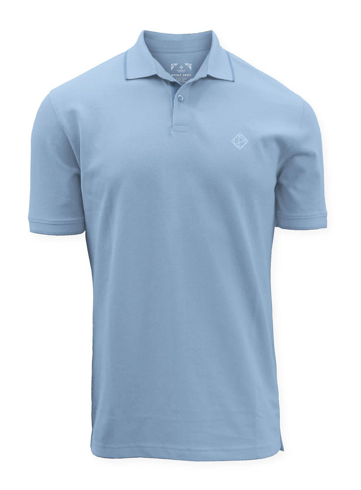 GREG TWO-TONE PIQUE POLO