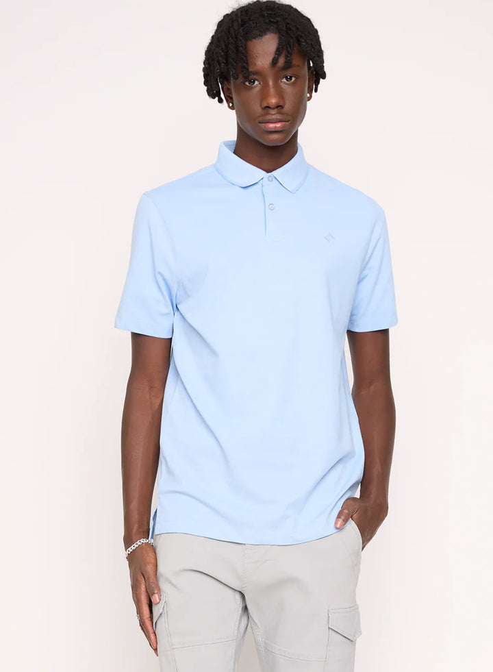 GREG TWO-TONE PIQUE POLO