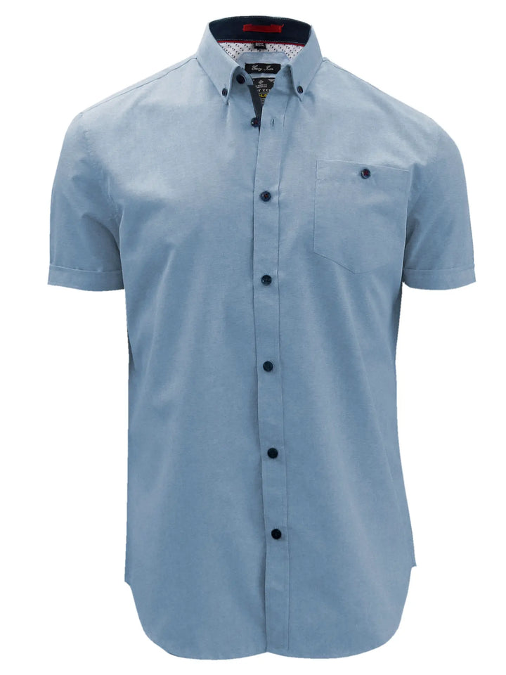 SHORT-SLEEVED SHIRT WITH 1 POCKET "SKY BLUE"