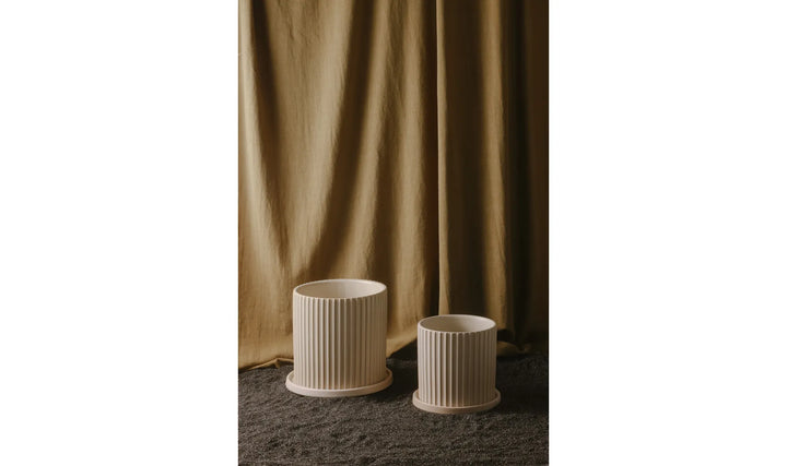 KUHI SMALL PLANTER "LIGHT BEIGE"