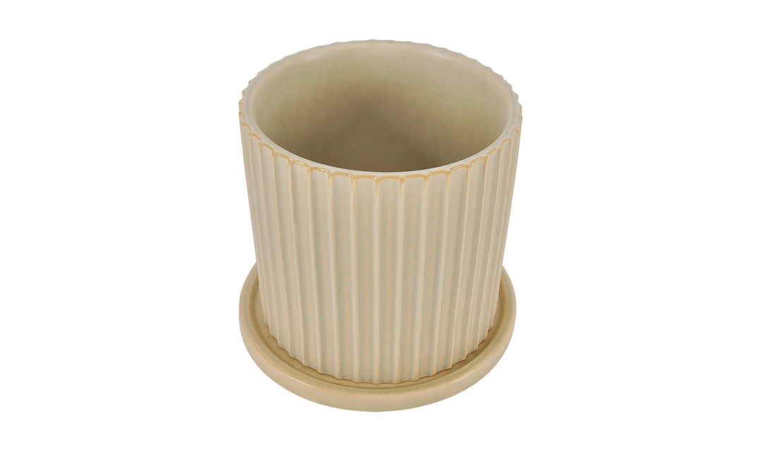 KUHI SMALL PLANTER "LIGHT BEIGE"