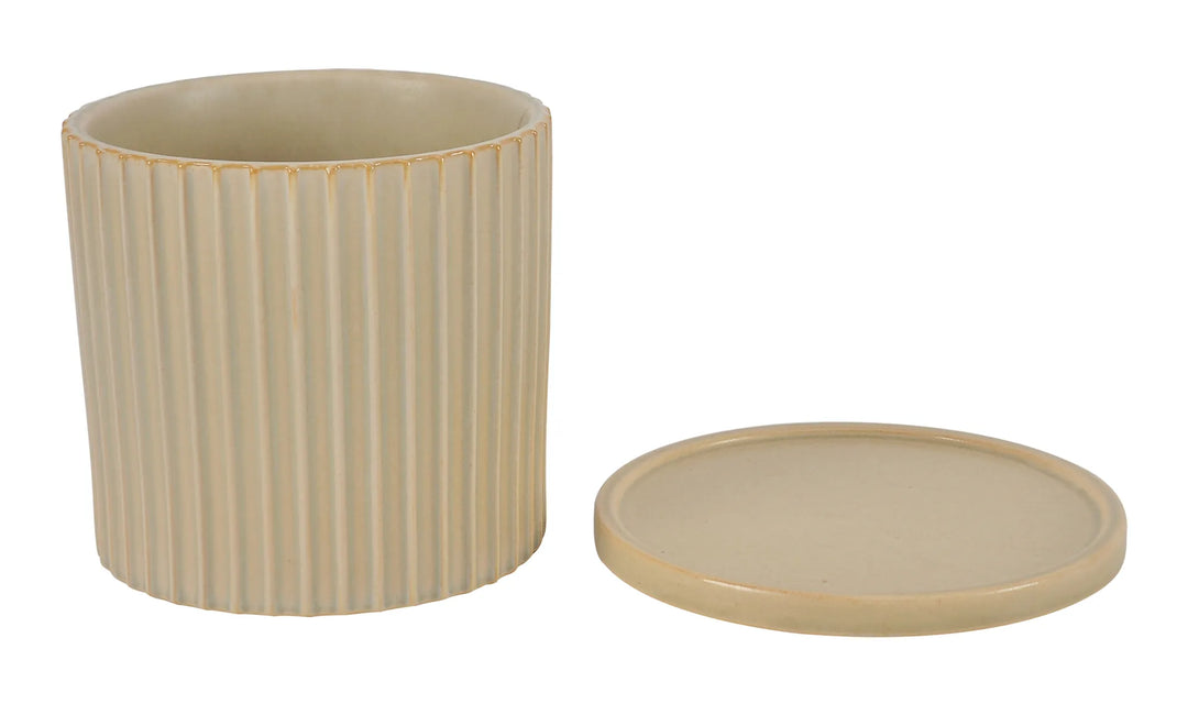 KUHI SMALL PLANTER "LIGHT BEIGE"