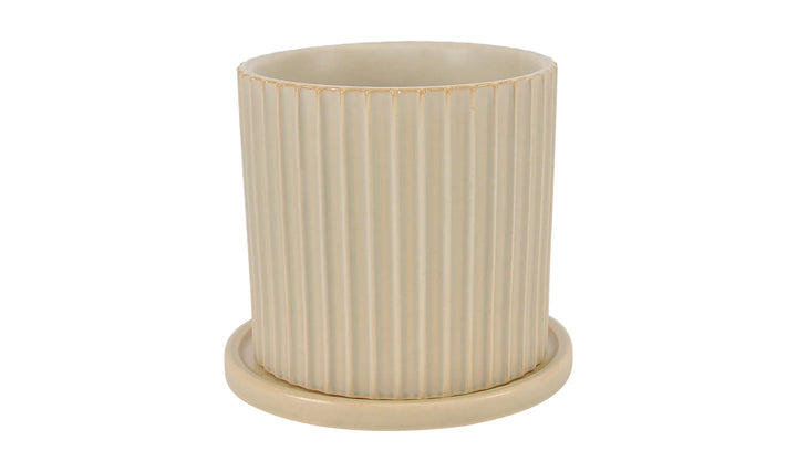 KUHI SMALL PLANTER "LIGHT BEIGE"